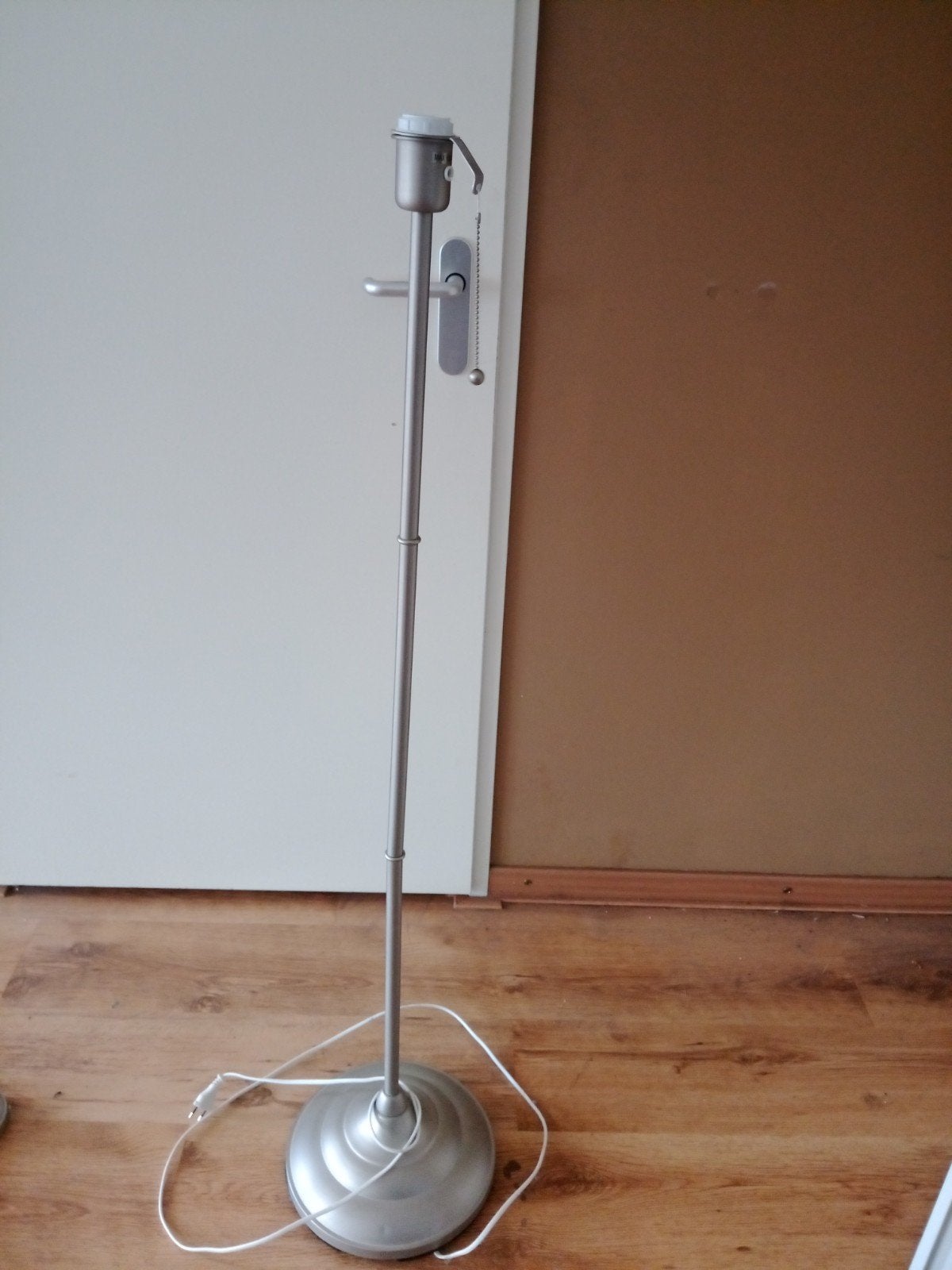 ikea arstid vloerlamp rvs, 100 tot 150 cm, Zo goed als nieuw, Metaal, E27 (groot)