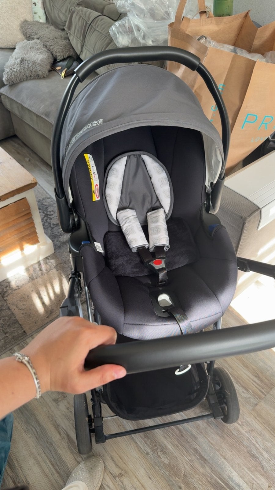 3in1 hauck Micky mouse, Kinderen en Baby's, Kinderwagens en Combinaties, Gebruikt, Met autostoeltje, Combiwagen, Ophalen