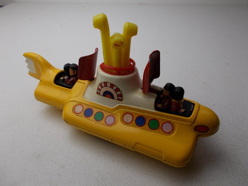 1969 Corgi Toys 803 THE BEATLES YELLOW SUBMARINE I.z.g.st -B, Ophalen of Verzenden, Zo goed als nieuw, Overige typen, Corgi