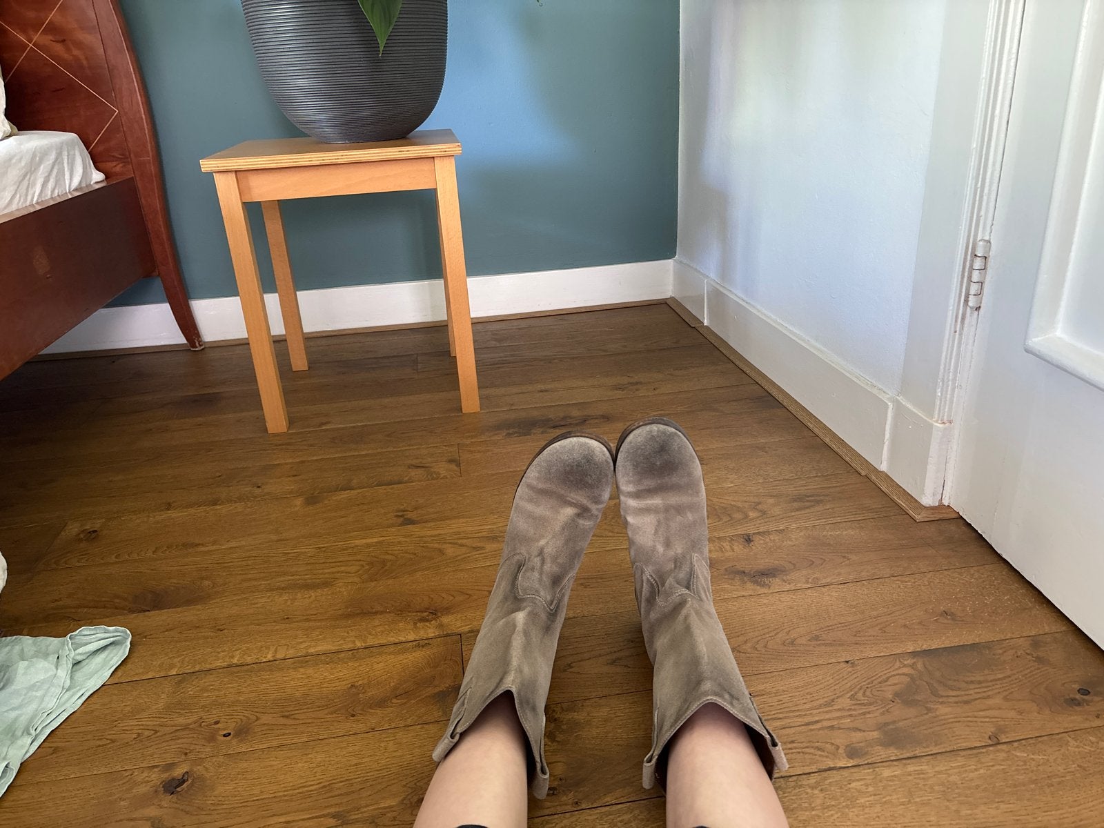 Officine Creative suède biker boots, Ophalen, Gedragen, Overige kleuren, Lage of Enkellaarzen