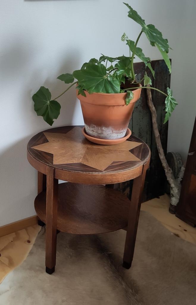 Amsterdamse school art deco bijzettafel, Ophalen