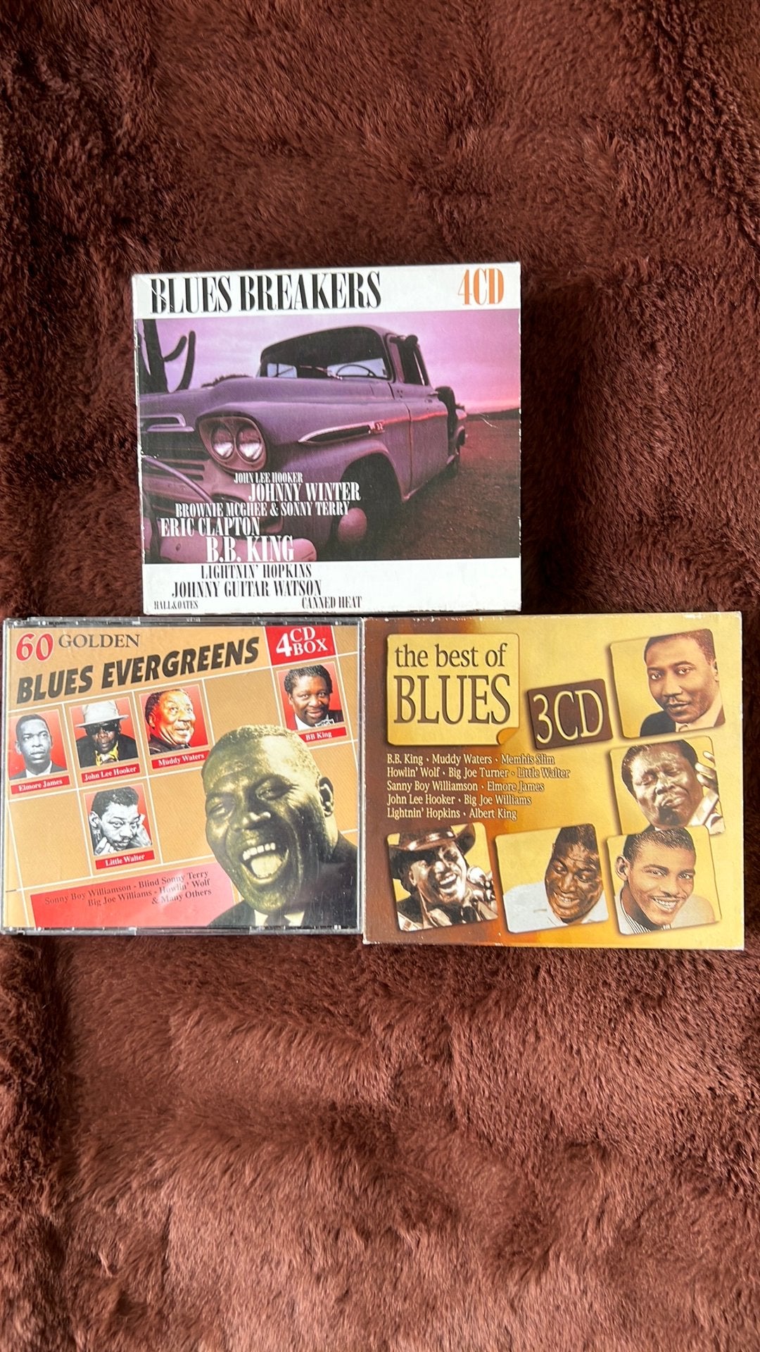 3x cd box met totaal 11 BLUES cd’s, Cd's en Dvd's, Ophalen of Verzenden, Zo goed als nieuw, Blues