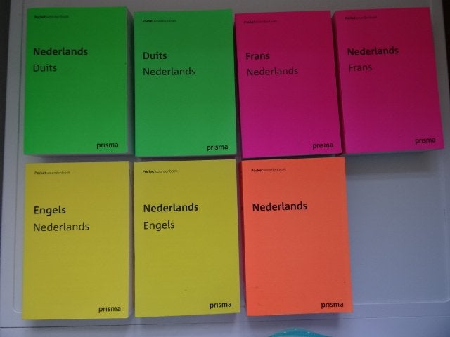 Prisma woordenboeken Nederlands; Frans, Duits, Engels, Boeken, Woordenboeken, Ophalen of Verzenden, Zo goed als nieuw, Prisma of Spectrum