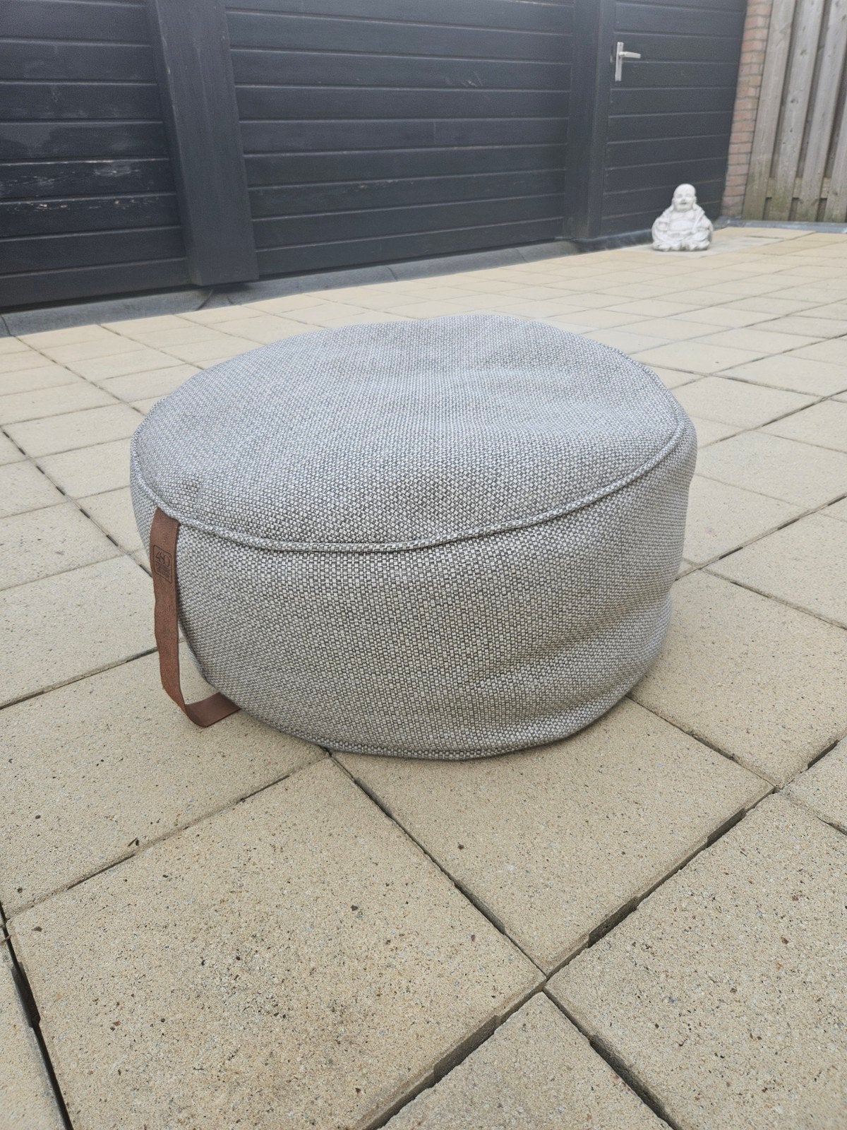 4 Seasons Outdoor Poef - Grijs - Zo goed als nieuw, Ophalen, Zo goed als nieuw, Modern, Outdoor, Comfortabel, 50 tot 75 cm