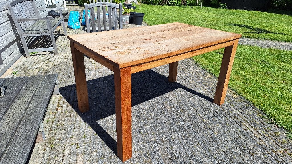 Teak tafel 85 x 145 x 78, Gebruikt, 100 tot 150 cm, Teakhout, Rechthoekig
