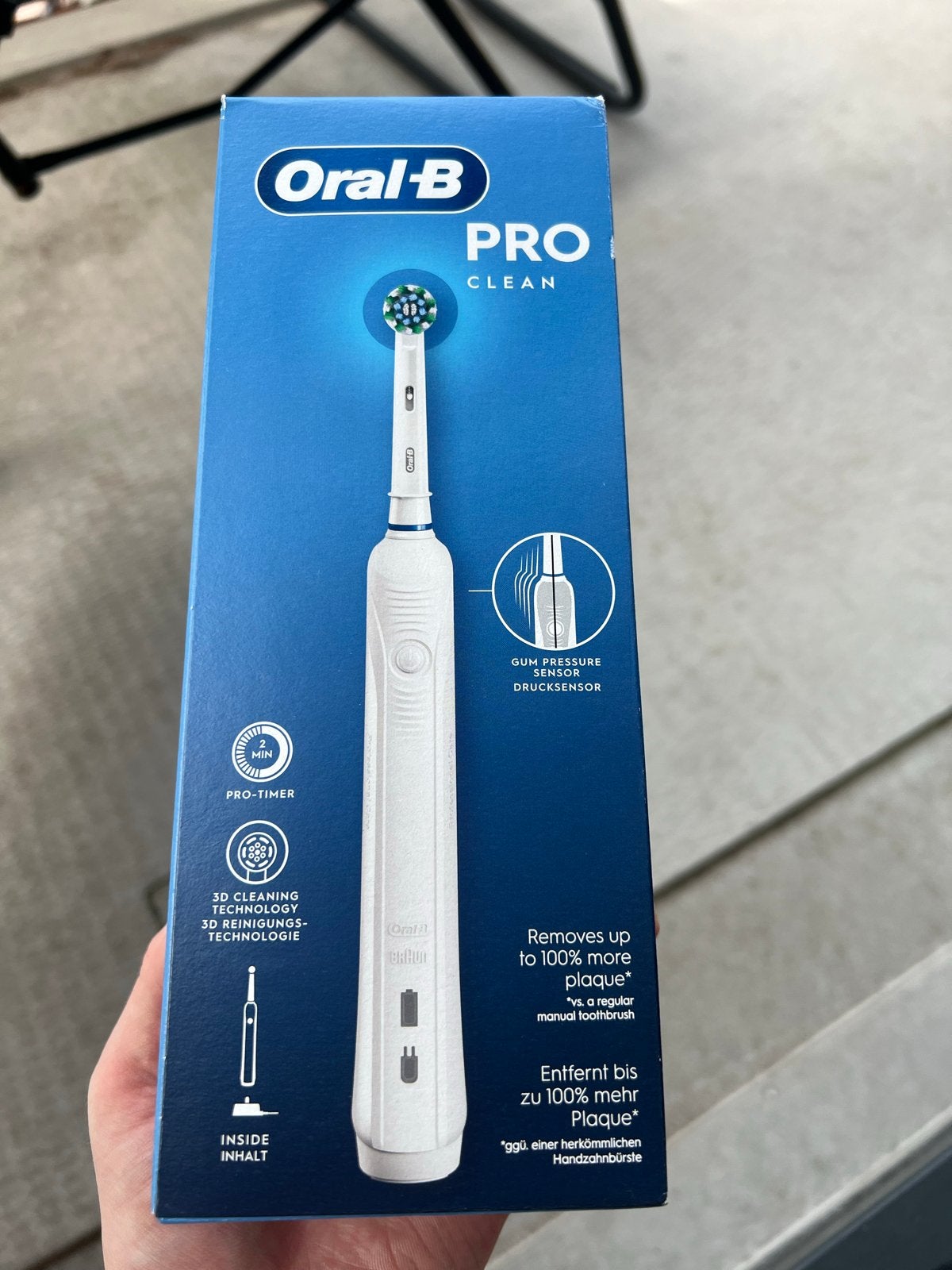 Oral-B Pro Clean elektrische tandenborstel NIEUW, Ophalen of Verzenden, Nieuw, Mondverzorging