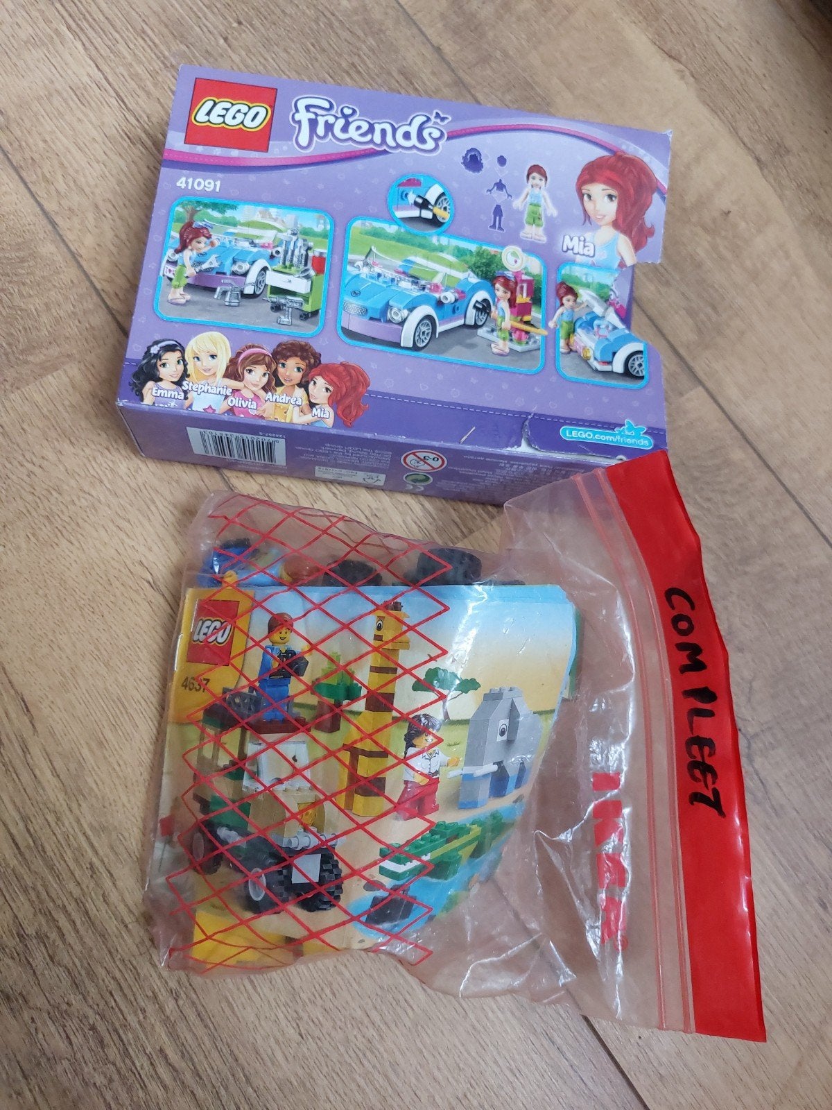 Lego Friends 41091 Mia's Roadster - Compleet met doos, Inclusief instructies, Gebruikt, Lego, Friends