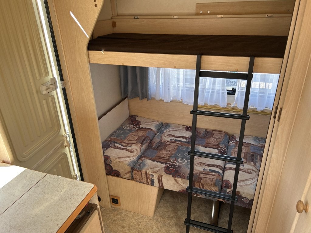 TEC 390 TK VOORTENT 350 XL STAPELBED, Caravans en Kamperen, Standaardzit, T.E.C., Schokbreker, Bedrijf
