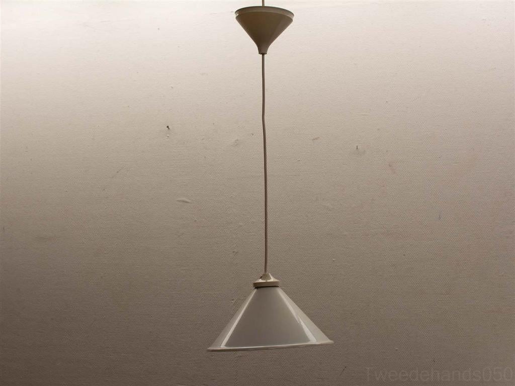 witte hanglamp 28877, Ophalen of Verzenden, Gebruikt, Kunststof