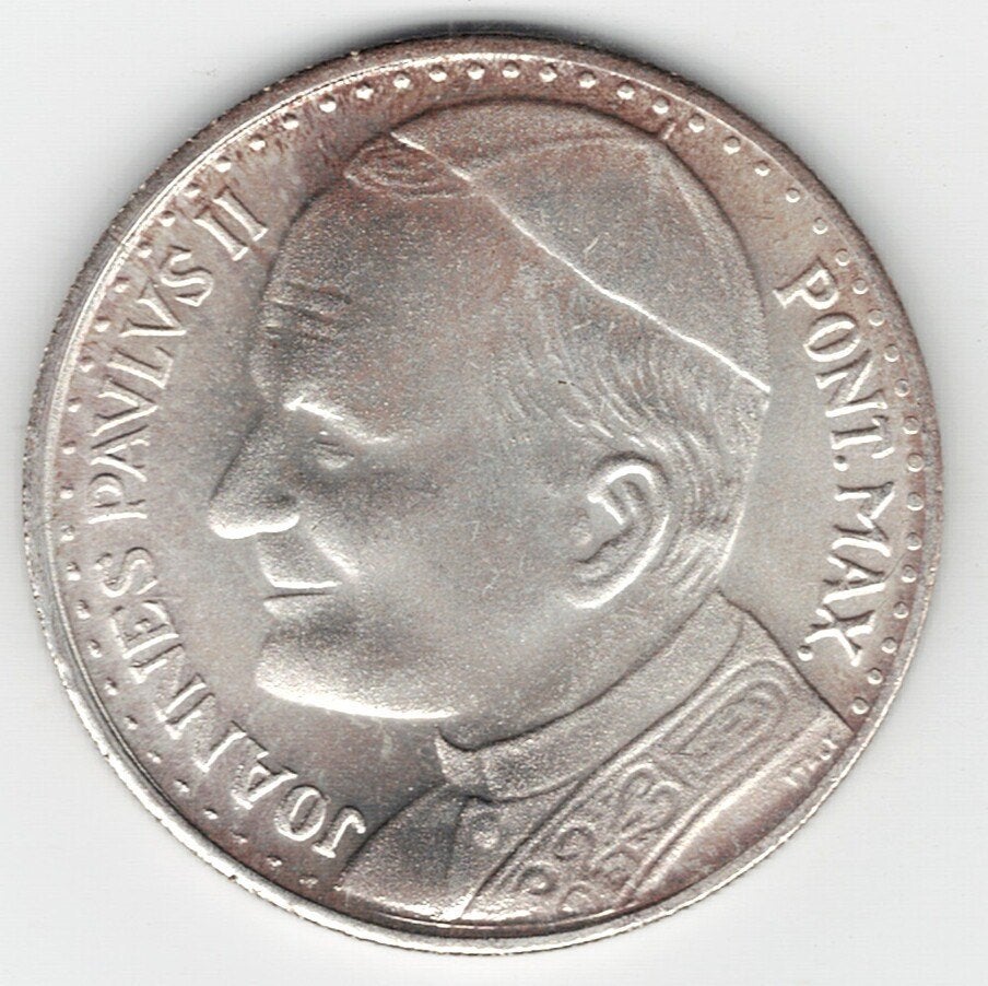 26-1182 Vaticaan penning Joh-Paulus II, Ophalen of Verzenden, Overige materialen, Buitenland