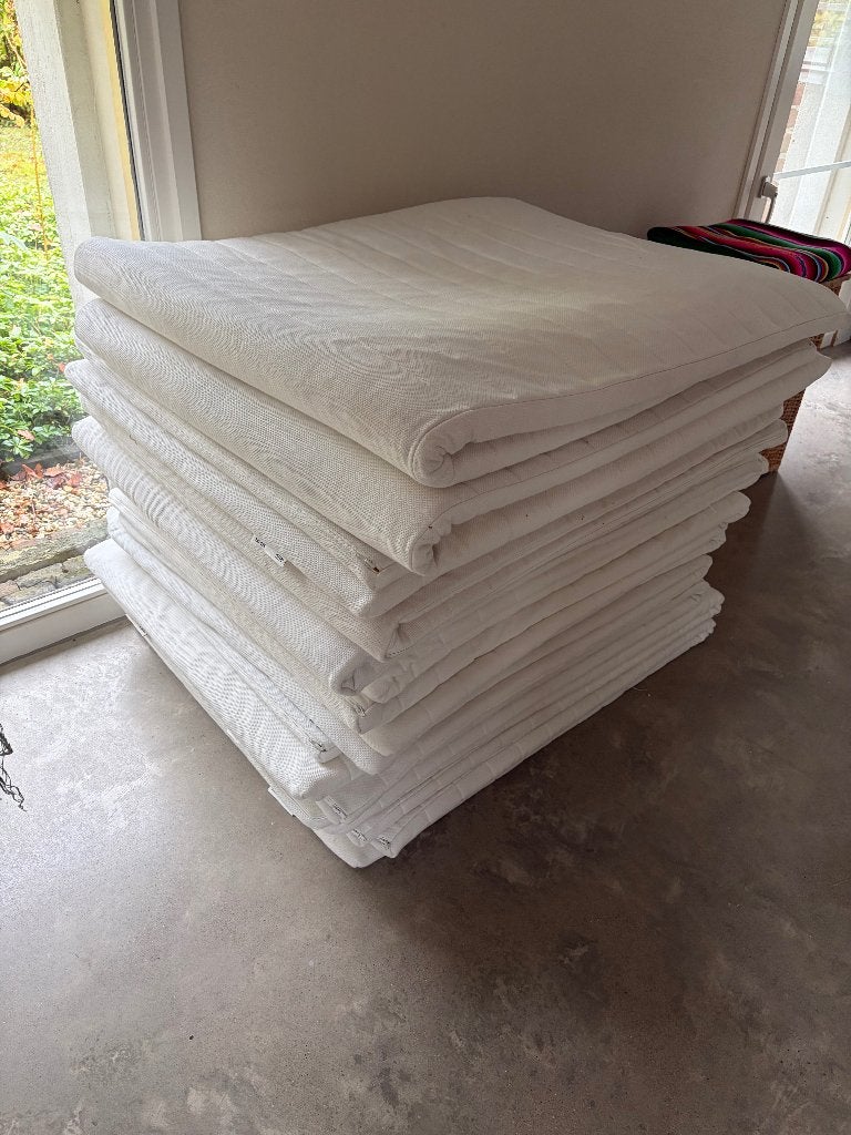 Partij 12x IKEA Talgje Topper / Meditatiemat 80x190 cm -ZGAN, Ophalen, Zo goed als nieuw