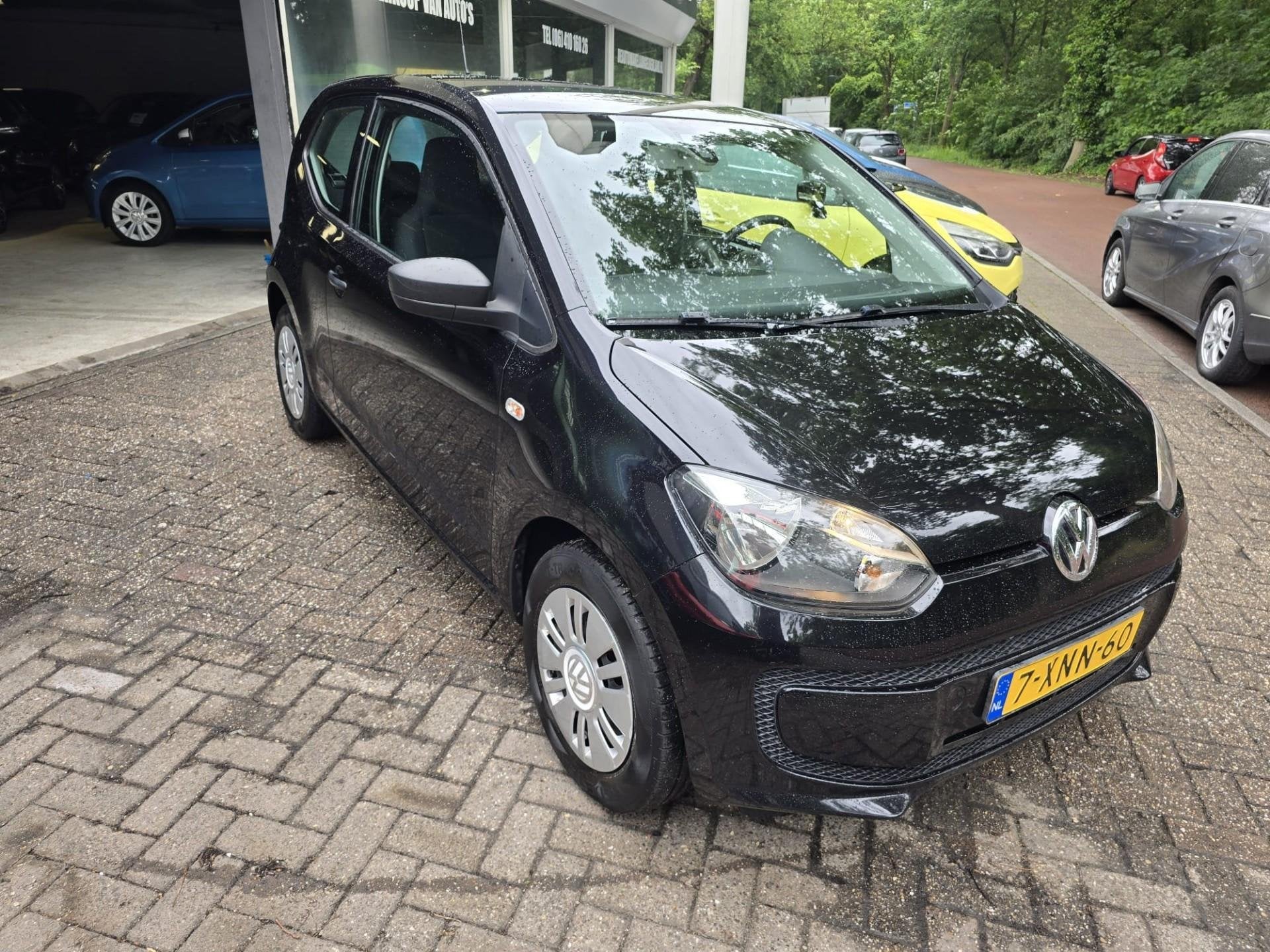 Volkswagen Up! 1.0 high up! |3/6 OF 12MND GARANTIE | NAVI |, Auto's, Voorwielaandrijving, Euro 5, Stof, Up!