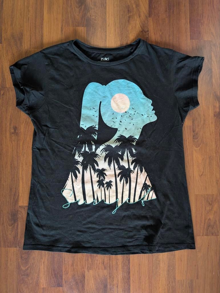 T Shirt van Zuiki (Italiaanse merk) maat XL (In NL maat L)., Zuiki, Ophalen of Verzenden, Zo goed als nieuw, Maat 42/44 (L)
