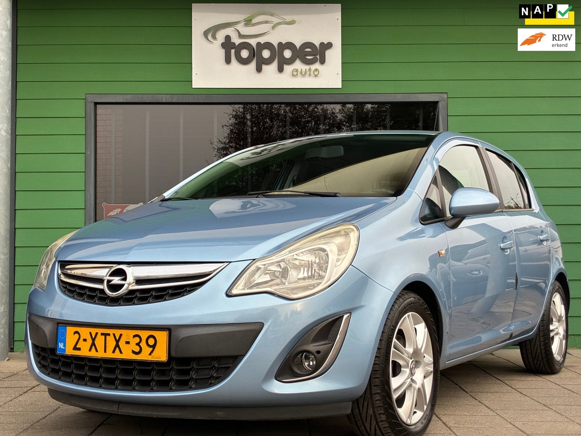 Opel Corsa 1.2-16V BlitZ|2e Eigenaar|Navigatie|Airco|CruiseC, Voorwielaandrijving, Euro 5, Gebruikt, 750 kg
