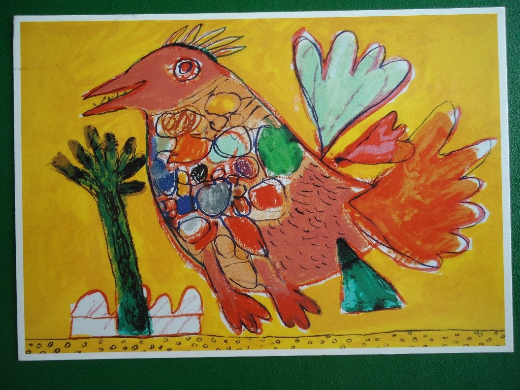 (1913) Kunstkaart: CORNEILLE / Oiseua Africain, Verzenden, 1980 tot heden, Gelopen, Overige thema's