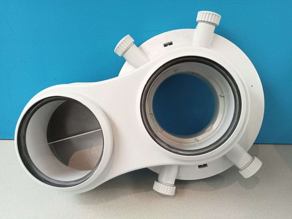 Rookgas adapter 80/80 Vaillant ecotec Art.nr.: 0020144597, Niet ingevuld, Cv-ketel of Combi-ketel, Niet ingevuld, Nieuw