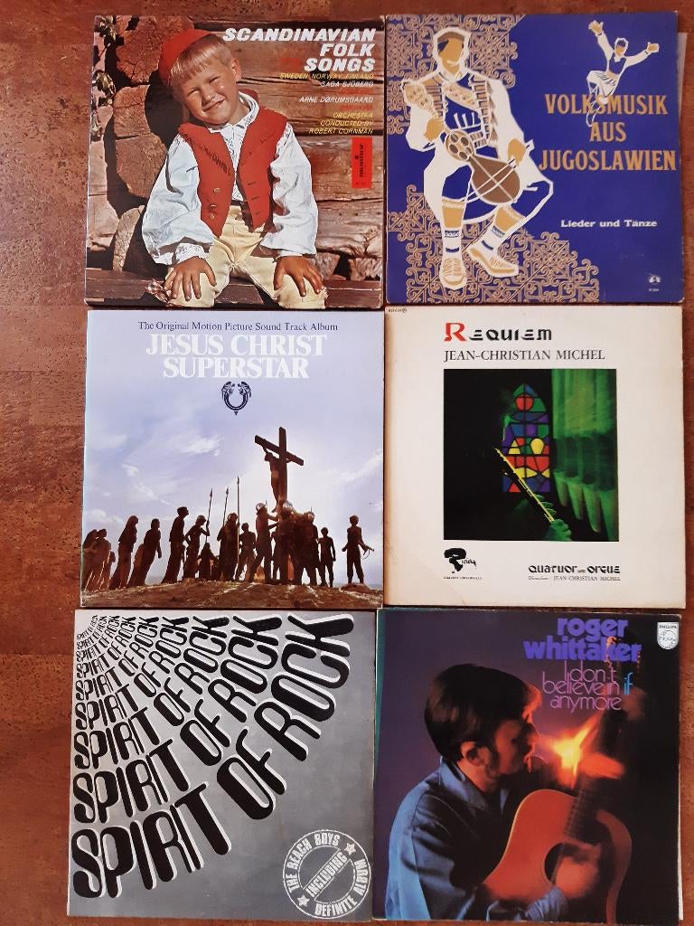 langspeelplaten chansons, Ophalen, Zo goed als nieuw, Overige formaten