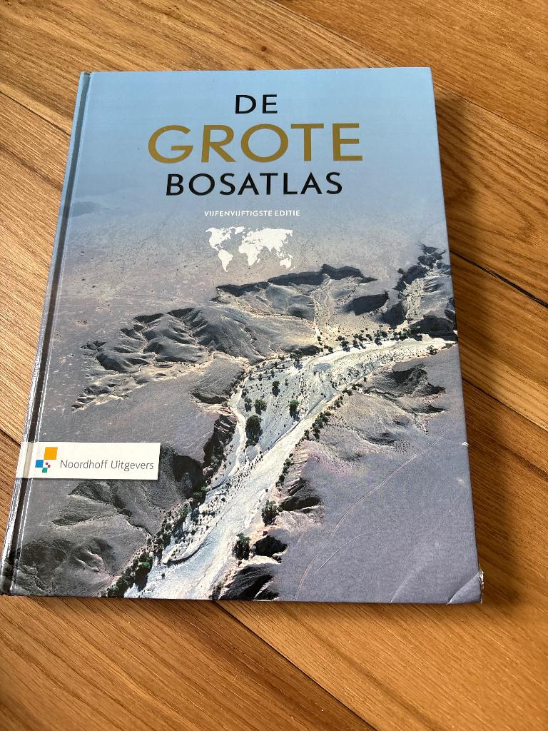 De grote Bosatlas 55e editie, Bosatlas, Noordhoff, 2000 tot heden, Ophalen of Verzenden