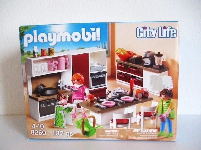 playmobil Keuken met kookeiland 9269 (nieuw in doos), Ophalen of Verzenden, Zo goed als nieuw