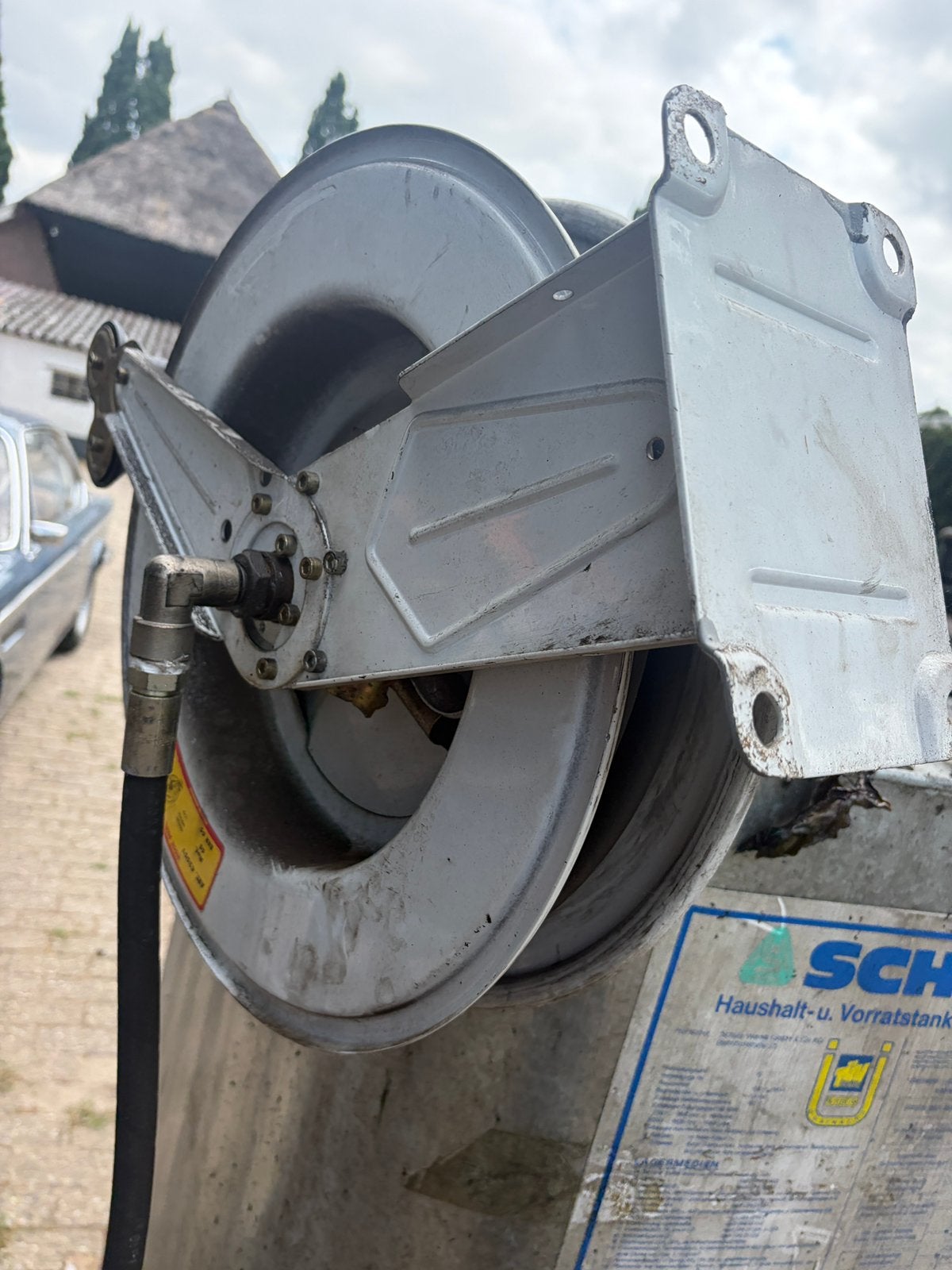 Twee oliehaspels, Ophalen of Verzenden, Gebruikt