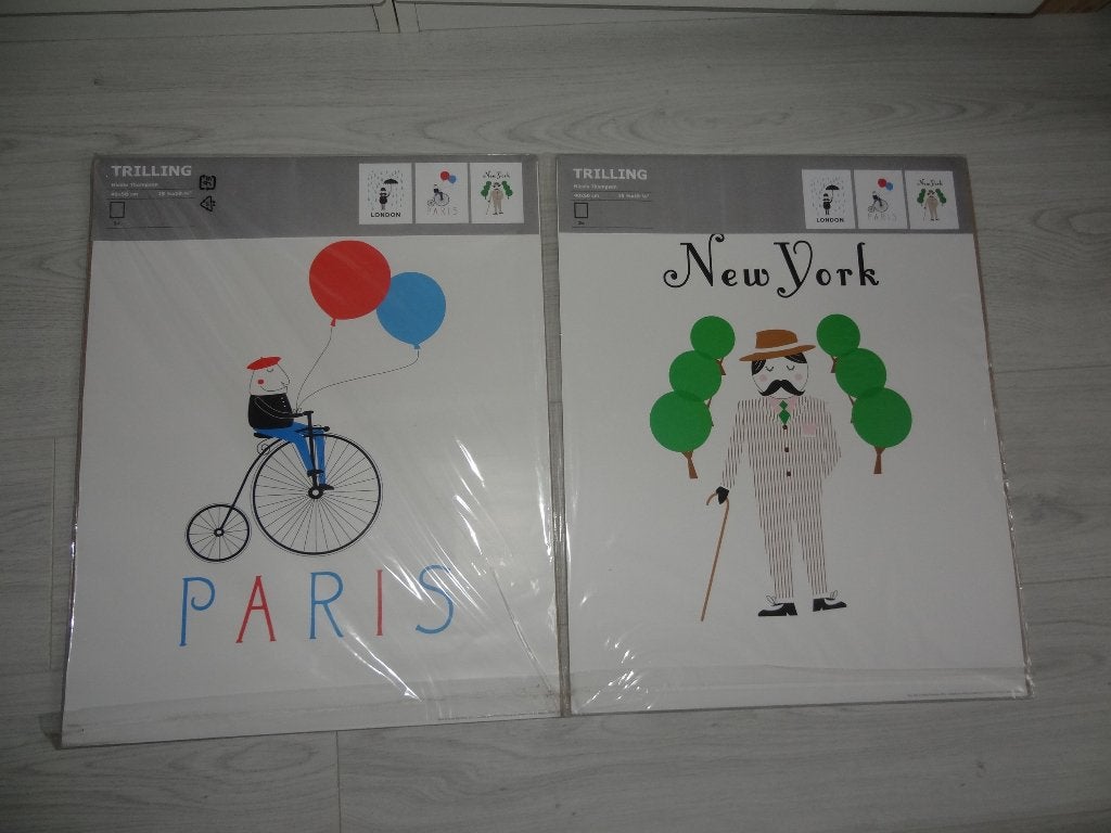 Ikea Poster - London - Paris - New York - Nieuw, Ophalen of Verzenden, Nieuw, 125 cm of meer, Foto of Poster