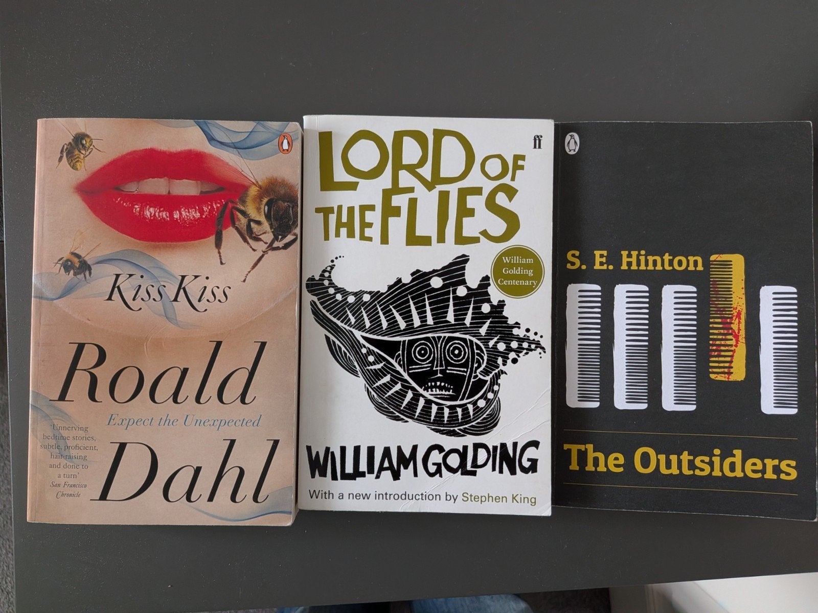 Boekenpakket: Roald Dahl, William Golding, S.E. Hinton, Ophalen of Verzenden, Gelezen, Roald Dahl, William Golding, S.E. Hinton