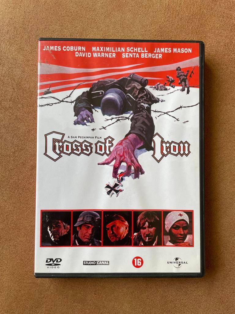 Cross of Iron DVD - Sam Peckinpah Oorlogsfilm, Vanaf 16 jaar, Verzenden, Gebruikt, Overige genres