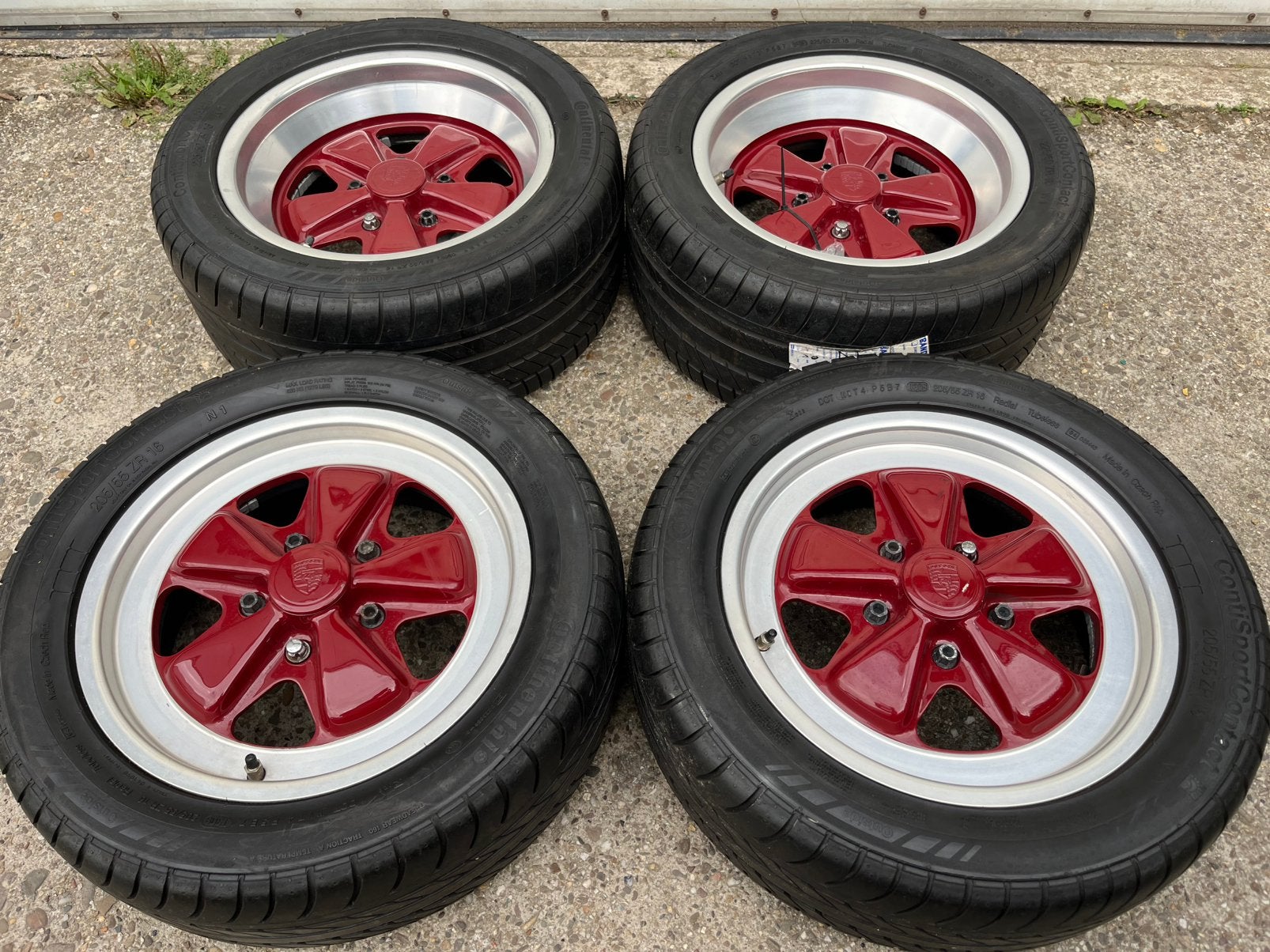 16” originele FUCHS Porsche 911 930 velgen| 8J ET10.6, Auto-onderdelen, Ophalen, Gebruikt, 16 inch, Banden en Velgen
