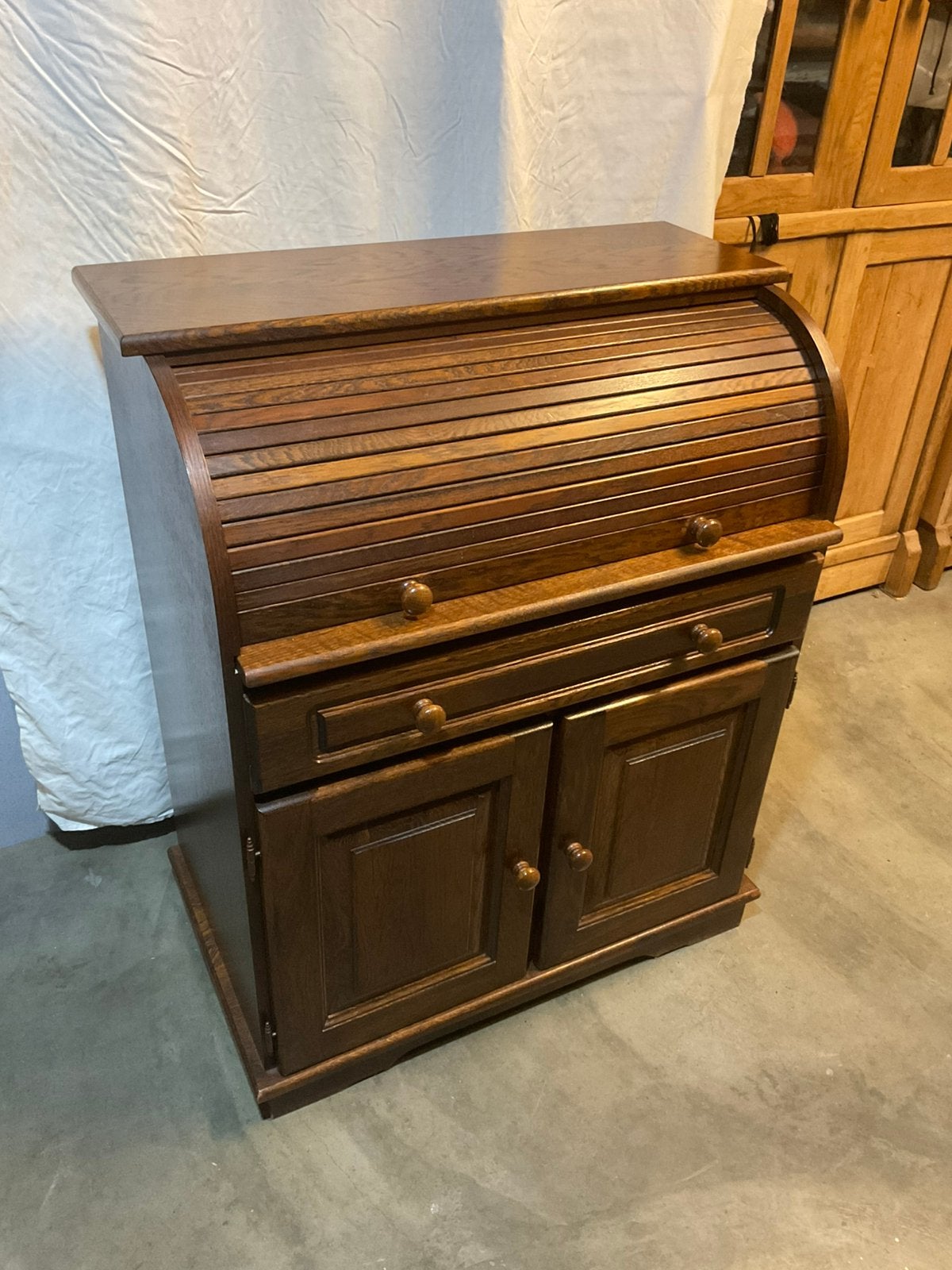 Eiken secretaire, Ophalen, Zo goed als nieuw