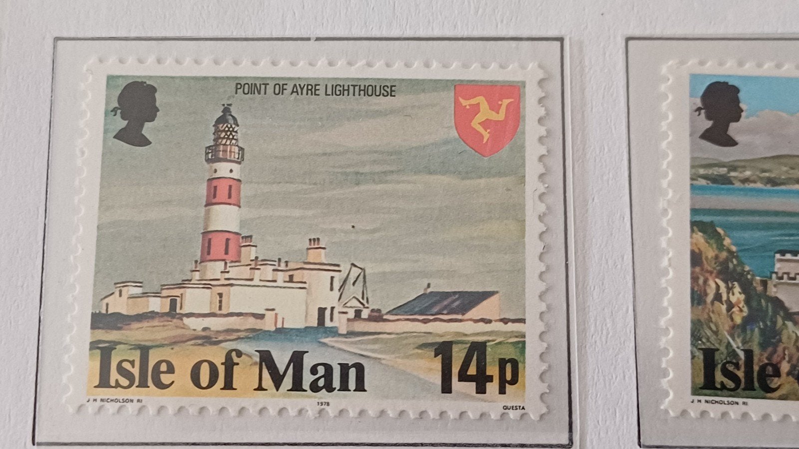 Isle of Man,  1978, Point of Ayre, lighthouse, Ophalen of Verzenden, Gestempeld