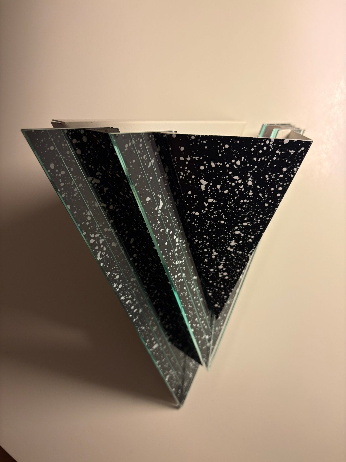 Vrieland Design Memphis Style Post modern 80s 90s, Gebruikt, Zwart, Glas, Overige merken