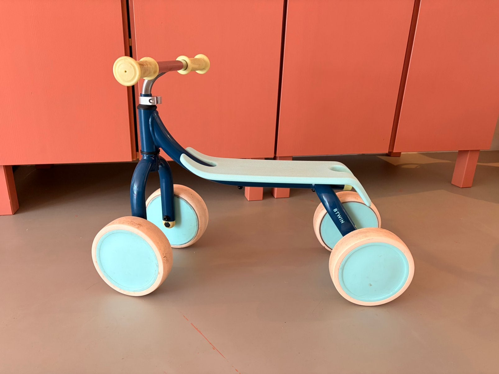 2-in-1 loopfiets voor kinderen verstelbaar blauw decathlon, Ophalen, Gebruikt