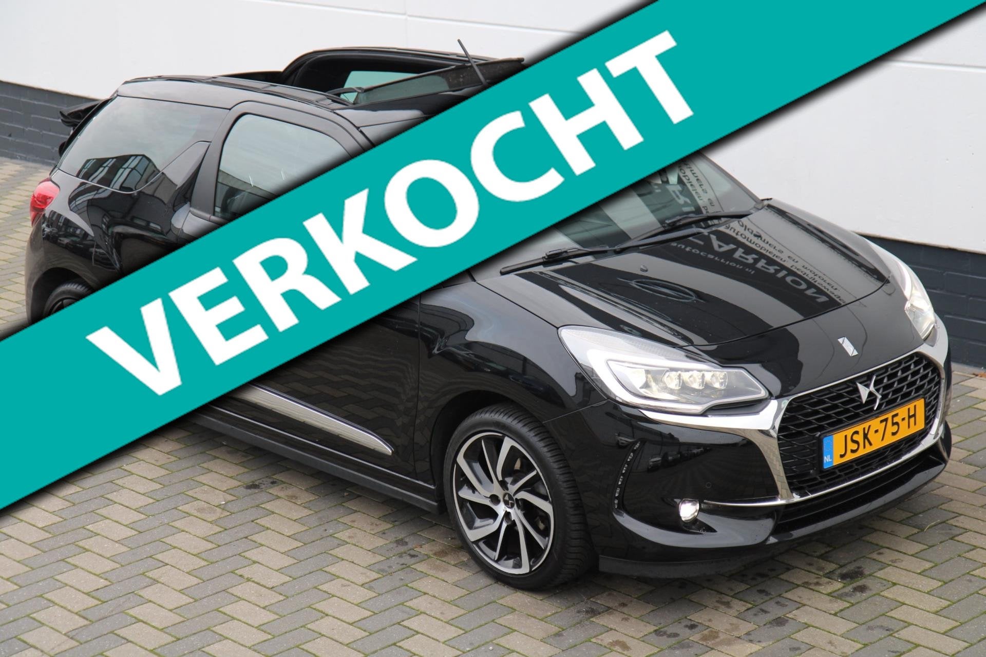 DS 3 Cabrio 1.2 PureTech So Chic Hifi Sound Navi Camera !, Auto's, DS, Stof, Gebruikt, 1199 cc, 4 stoelen