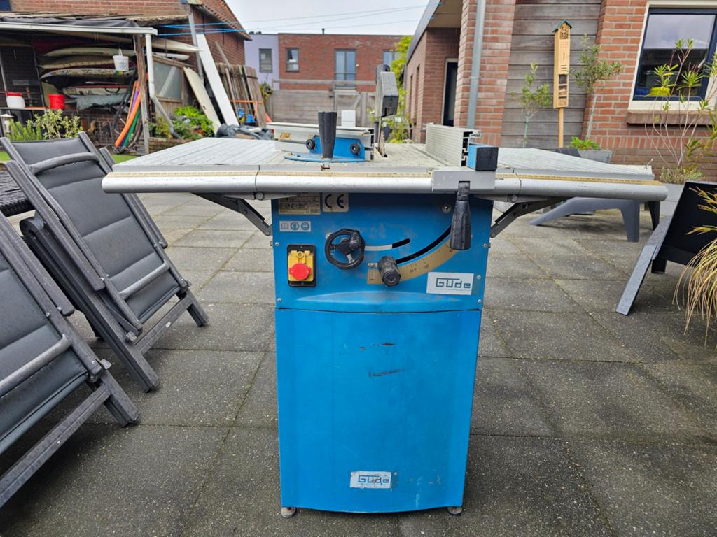Gude zaagtafel met onderstel, Ophalen of Verzenden, Gebruikt, Cirkelzaag, Gude