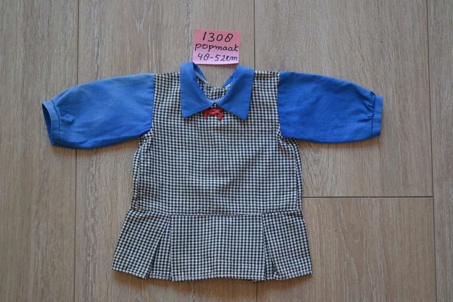 Mooi origineel schildpad jurkje uit de jaren ca.1960 NR 1308, Ophalen of Verzenden, Zo goed als nieuw, Kleertjes