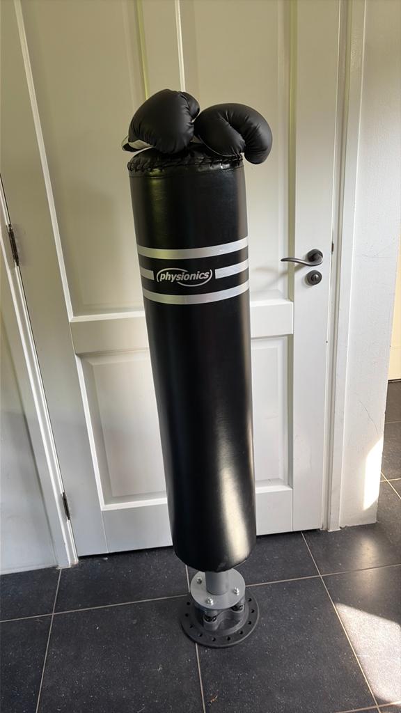 Physionics bokspaal 140 cm incl kinderbokshandschoenen, Sport en Fitness, Vechtsporten en Zelfverdediging, Ophalen, Overige, Vechtsportmateriaal