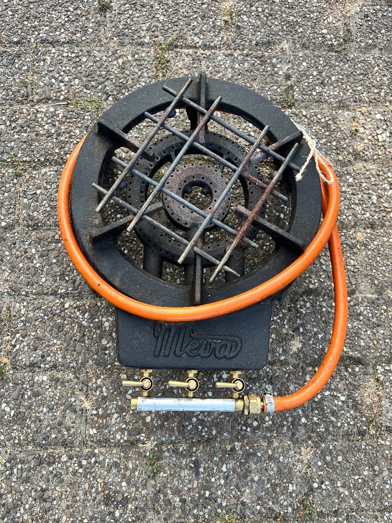 Gietijzeren gasfornuis / wokbrander / gaspit, Gebruikt, 3 kookzones of minder, Ophalen of Verzenden, Gas
