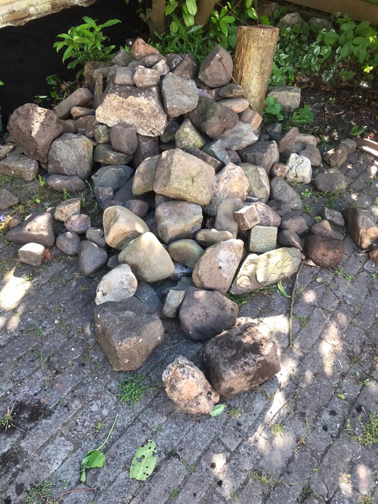 Sierkeien voor tuin of decoratie, Tuin en Terras, Grind, Keien en Split, Ophalen, Zo goed als nieuw