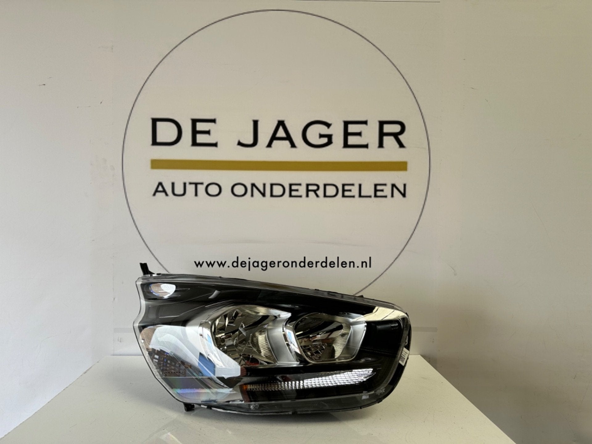 FORD TRANSIT CUSTOM FACELIFT KOPLAMP LINKS JK21-13W029-BH, Gebruikt, Info@ford.com, Ophalen of Verzenden, Ford