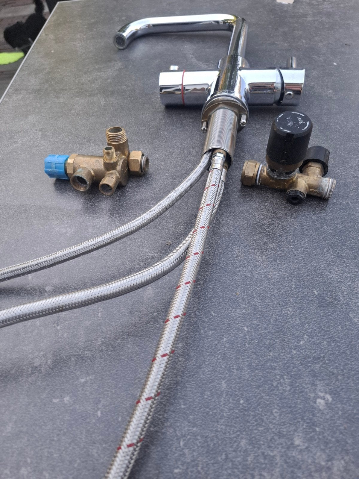 Hotto kokendwaterkraan - Chroom, Doe-het-zelf en Verbouw, Ophalen of Verzenden, Gebruikt, Chroom, Kraan