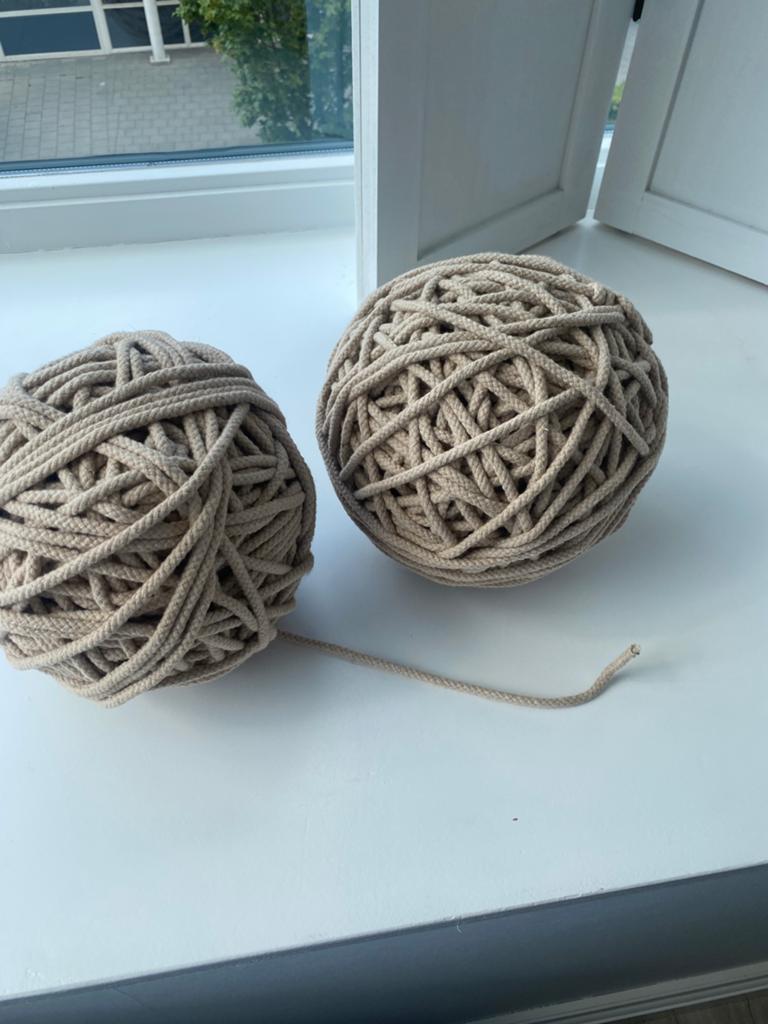 Macrame garen, Ophalen of Verzenden, Zo goed als nieuw, Breien of Haken, Wol of Garen