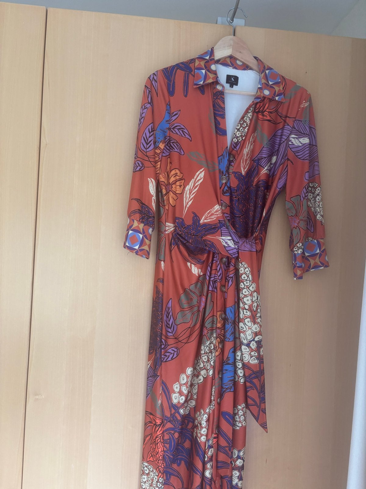 Prachtige maxi jurk van K-design  - Maat S, Overige kleuren, Ophalen of Verzenden, Zo goed als nieuw, Maat 36 (S)