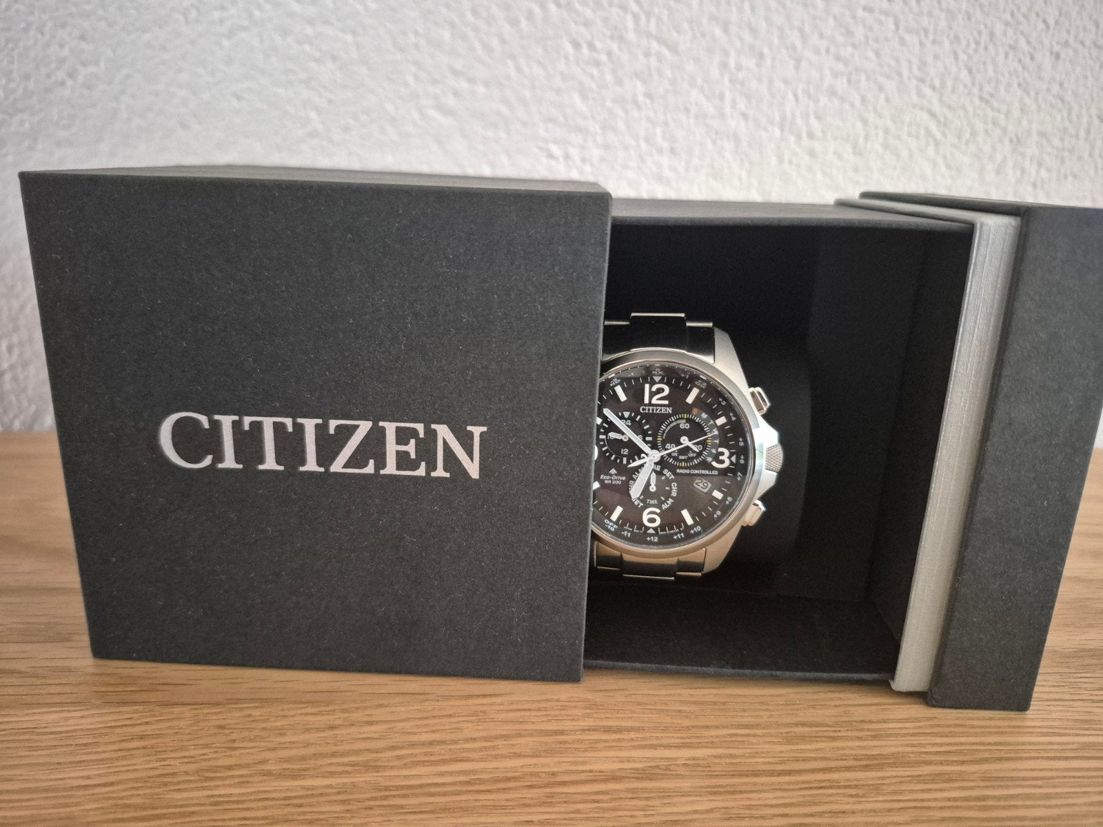 Citizen CB5920-86E Promaster Sky Eco-Drive Radio Controlled, Ophalen, Staal, Staal, Nieuw
