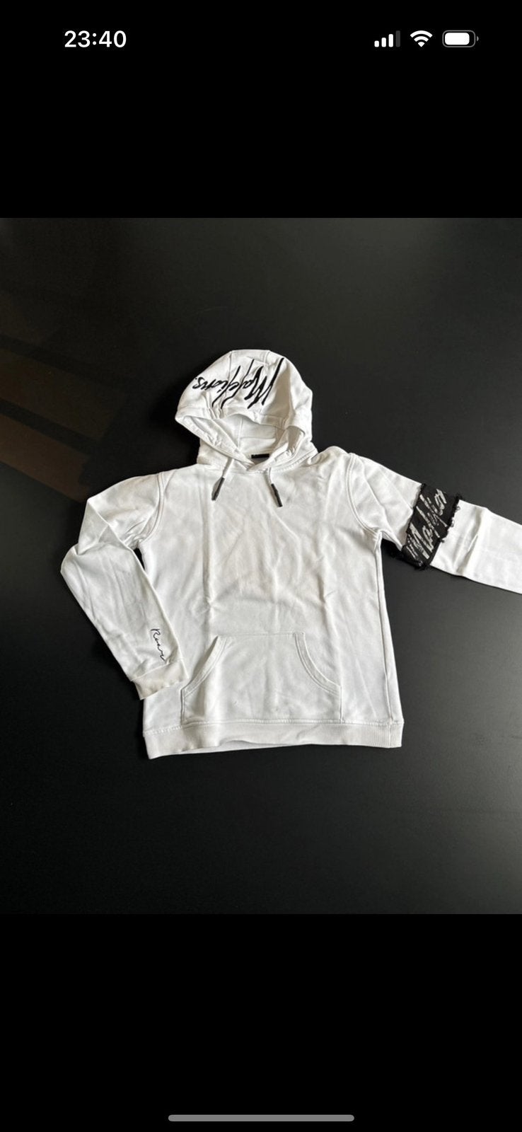 Hoody malelions maat 176/16 jaar, Ophalen of Verzenden, Gebruikt, Jongen, Trui of Vest