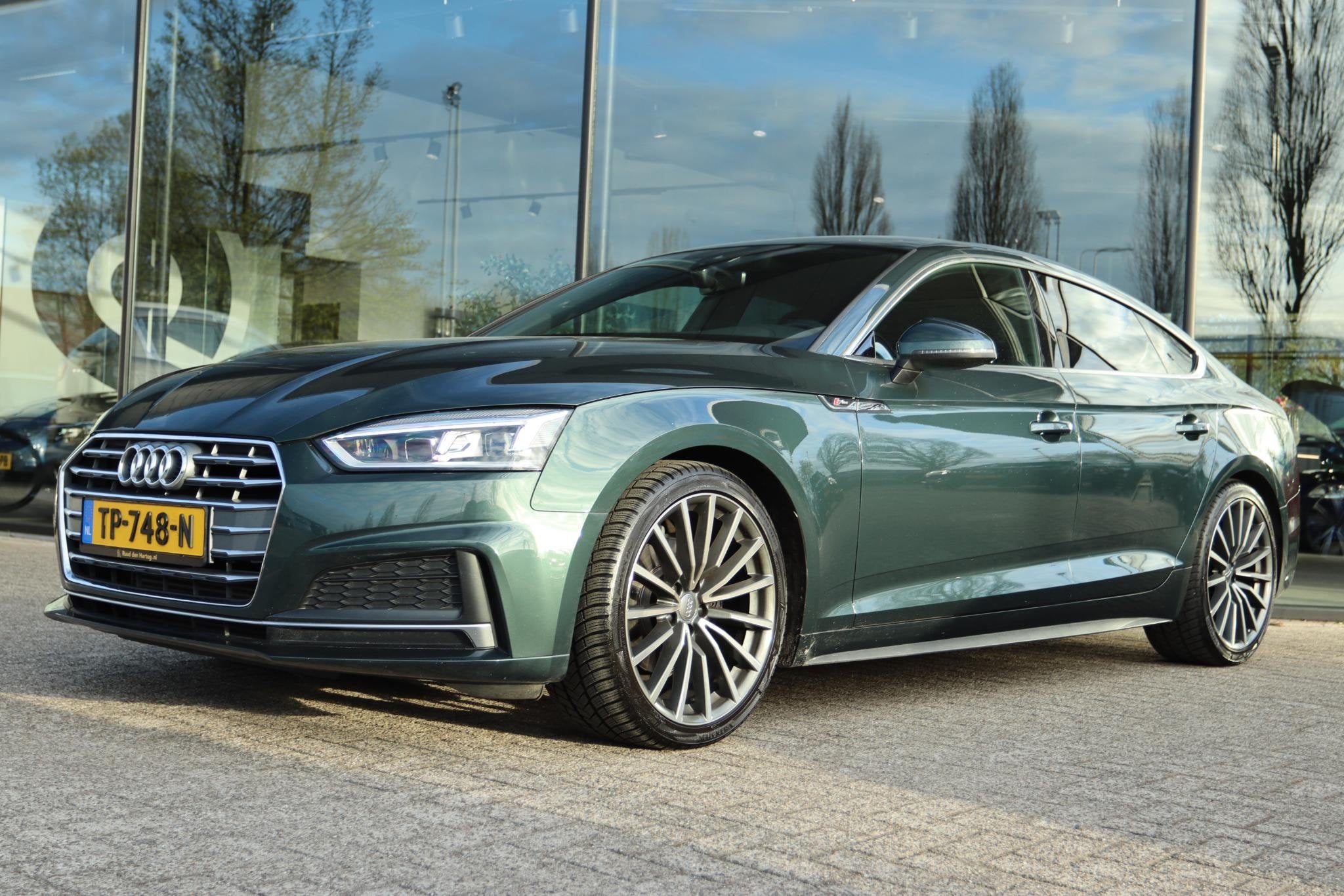 AUDI A5 SPORTBACK 2.0 TFSI MHEV SPORT S-LINE EDITION 3x S-LI, Gebruikt, 1984 cc, Leder en Stof, Origineel Nederlands