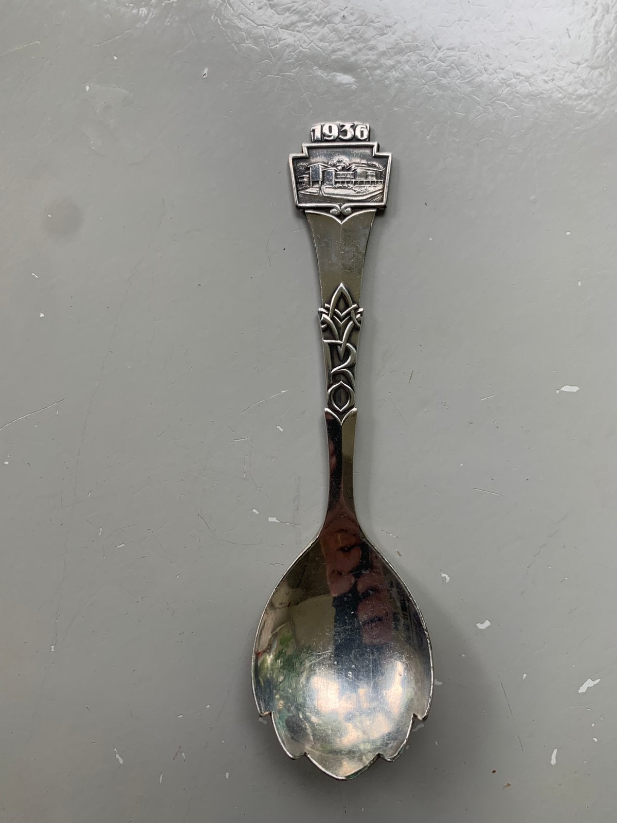 Lepeltje AVRO. 1936.    6  euro., Antiek en Kunst, Ophalen of Verzenden