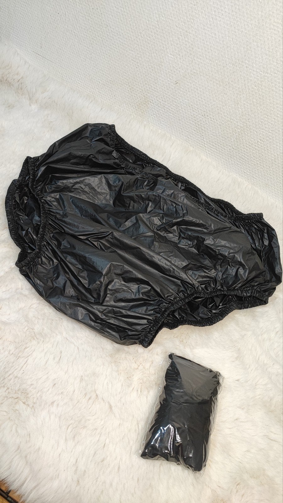 te koop zwarte plastic abdl luier broekje wasbaar, Verzenden, Nieuw