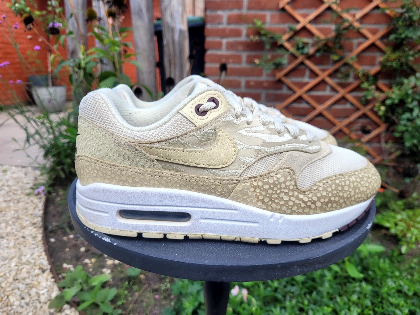 Nike Air Max 1 "Safari Coconut Milk" maat 38,5, Kleding | Dames, ManolaSneakers@gmail.com, 5151AS, Overige kleuren, Nike