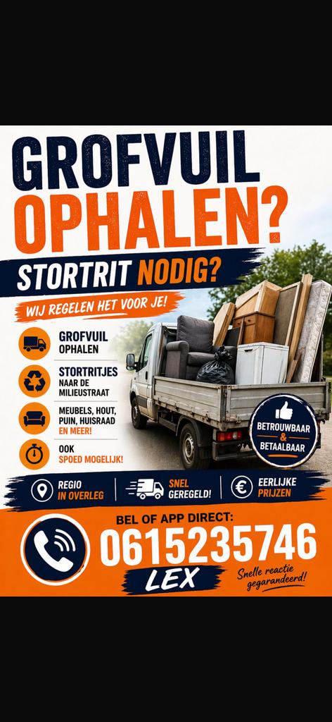 Grofvuil ophalen