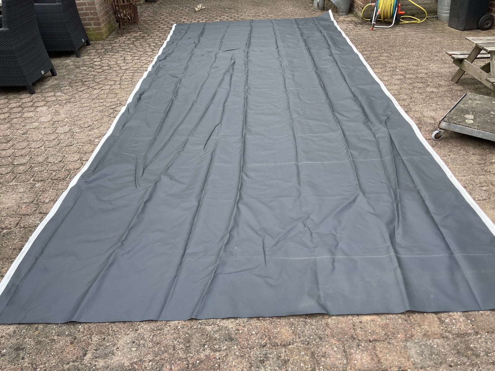 Zonnescherm zeil, Tuin en Terras, Zonneschermen, Ophalen, Nieuw, Knikarmscherm